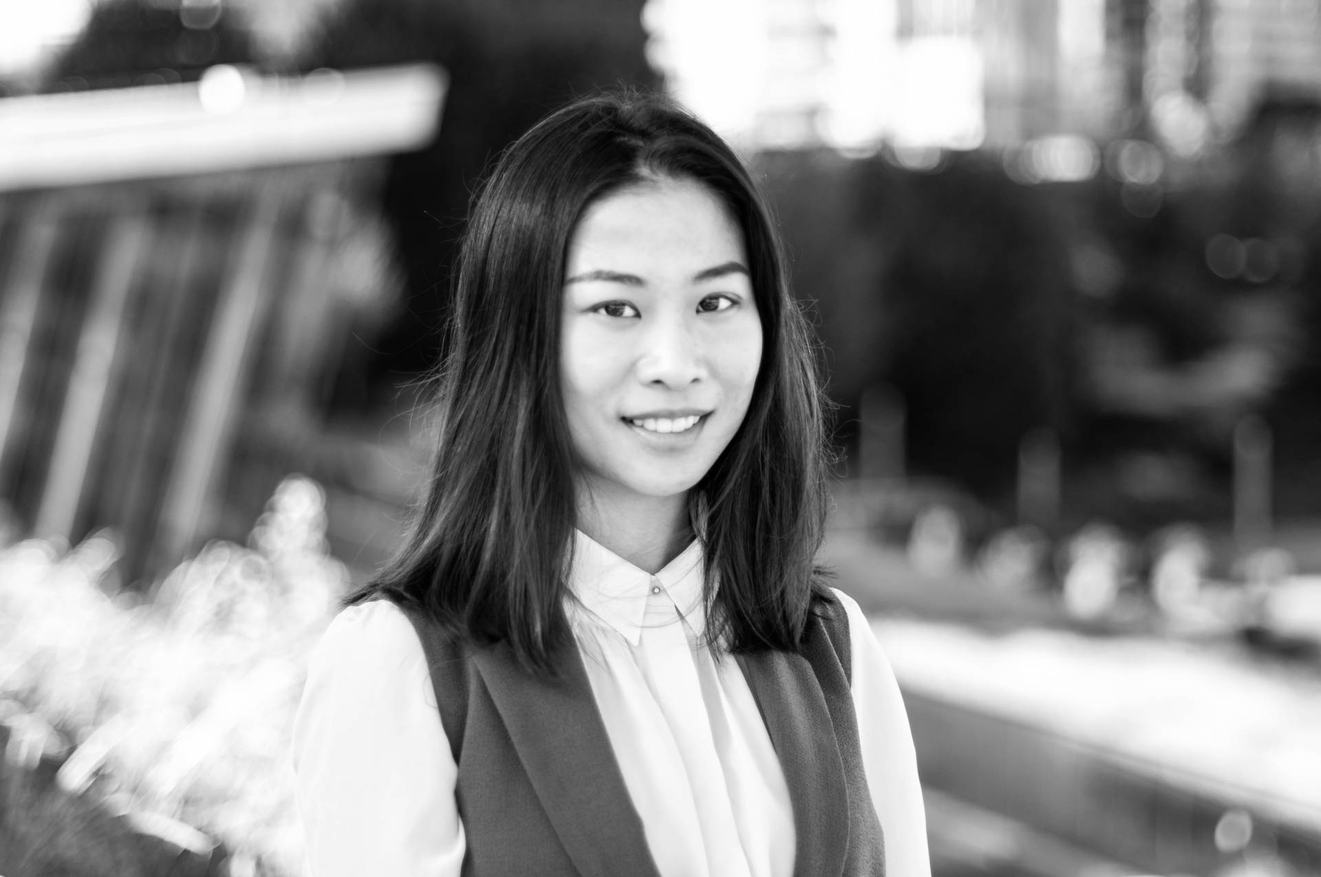 Ada Liu headshot bw Ada Liu headshot bw